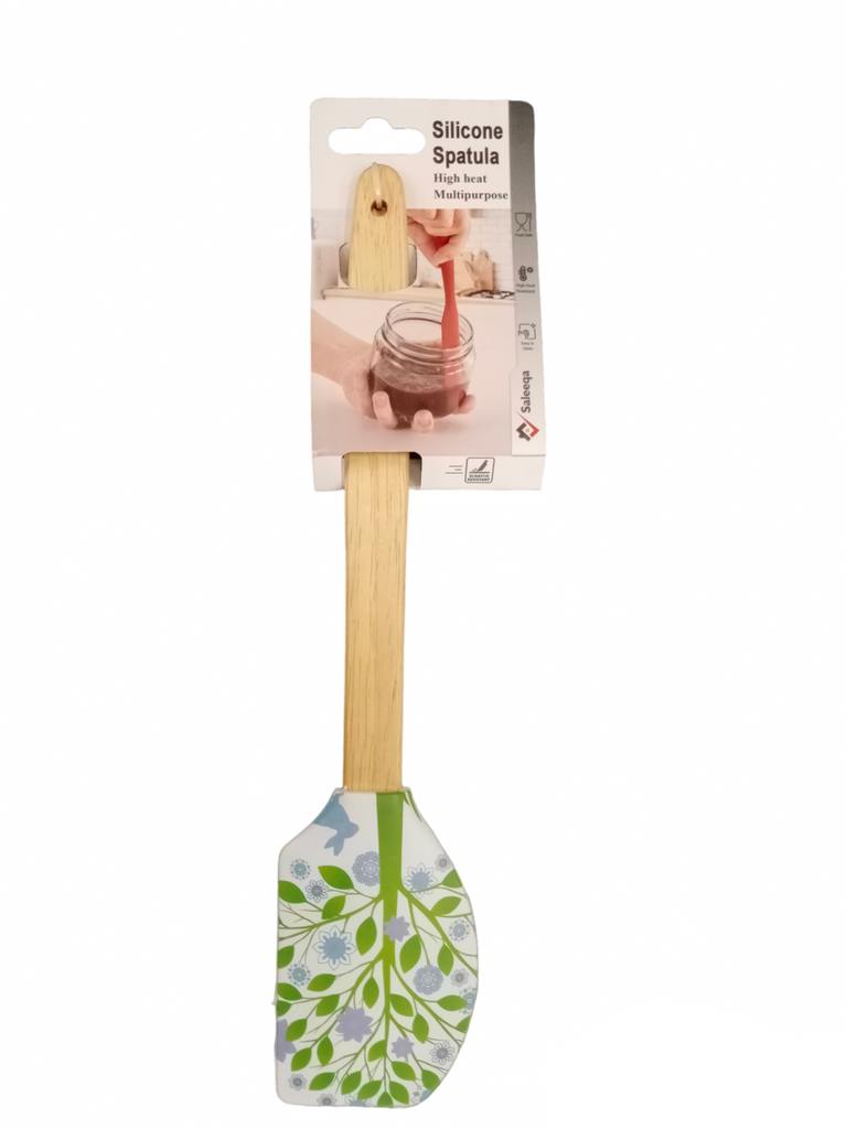 Silicone Designer Spatula Wood Handle (CYM01-27-YH585)